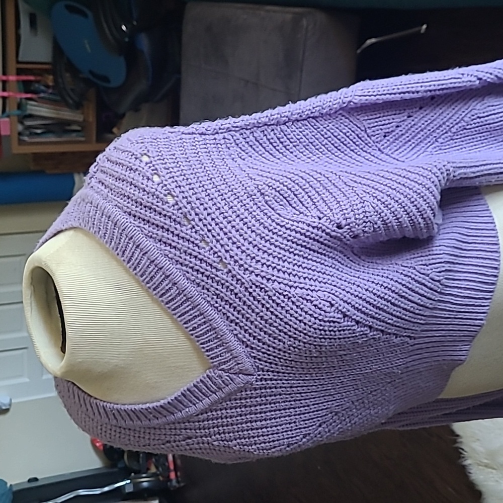 Lilac sweater /size M / confortable - Picture 5 of 8